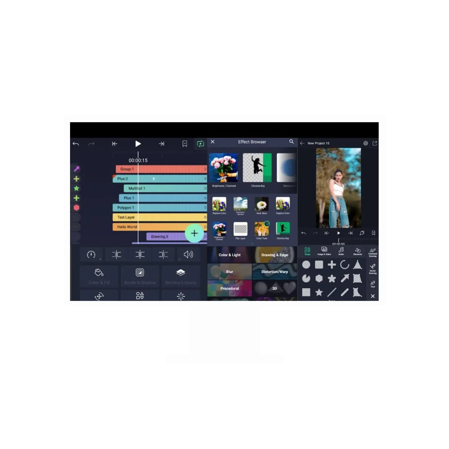 Alight Motion MOD APK for PC free download page with video editing interface